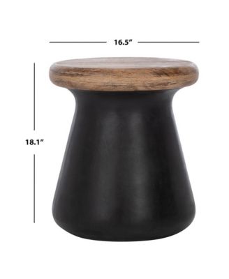Button Concrete Accent Stool
