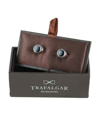 Sutton Tuxedo Stud Set Genuine Onyx (4 piece set)