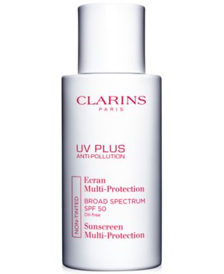 Clarins - UV PLUS Anti-Pollution Sunscreen Multi-Protection Broad Spectrum SPF 50, 1.7 oz