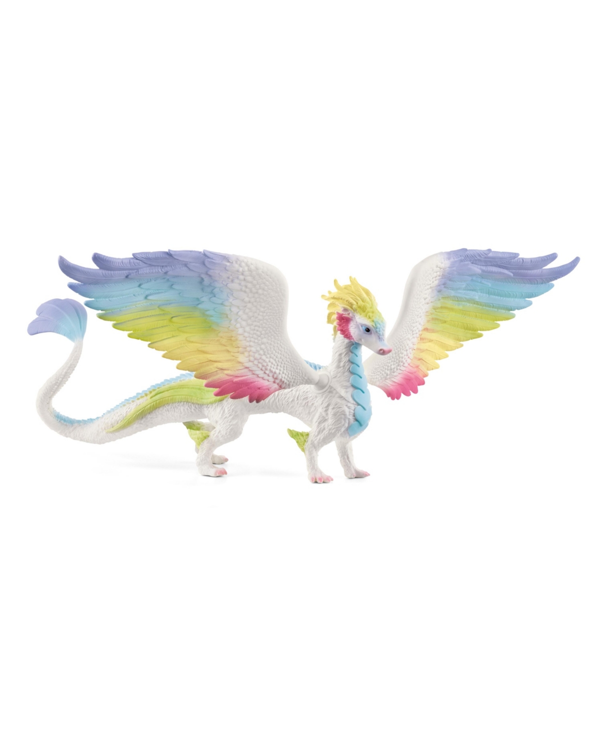 Schleich Kids' Bayala Rainbow Dragon 13" Wingspan And Movable Parts In Multi Color