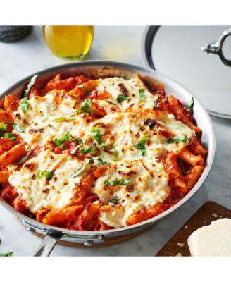 All Clad Tri-Ply Stainless Steel 10" Covered Fry Pan 