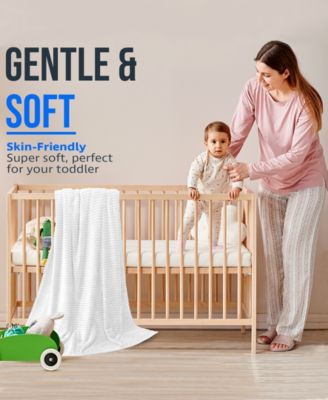 Cut Plush Lightweight Super Soft Luxury Bed Throw, 50" x 60"