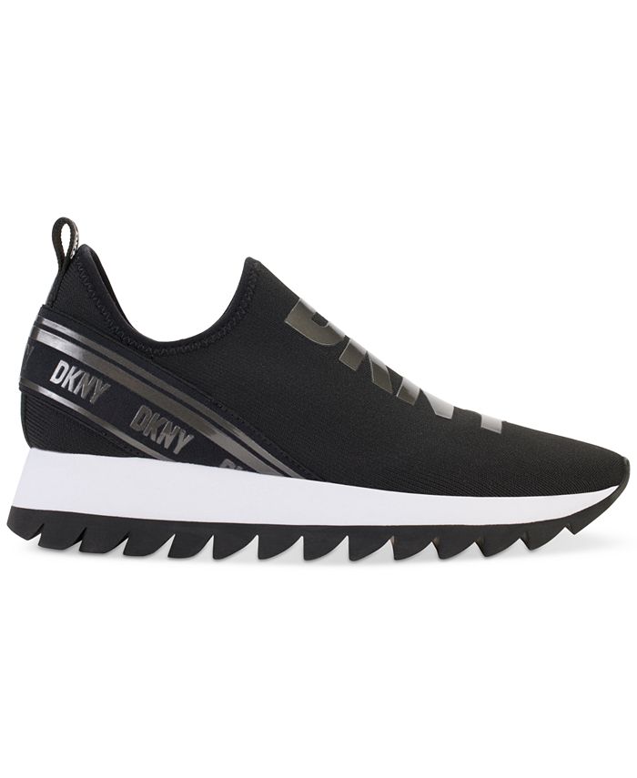 dkny marini slip on sock trainer