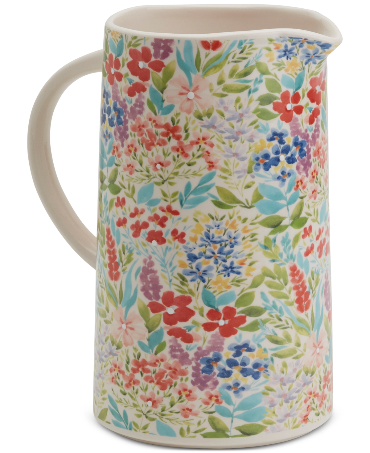Shop Tabletops Gallery Spring Bliss Pitcher In Multi