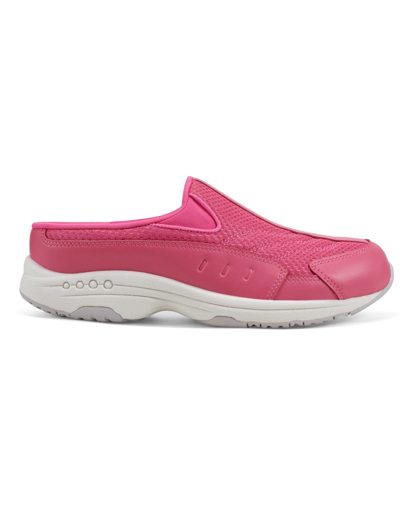 Женские кроссовки Easy Spirit Traveltime Slip-On Mule Walking, цвет: Розовый сетчатый — фото 2