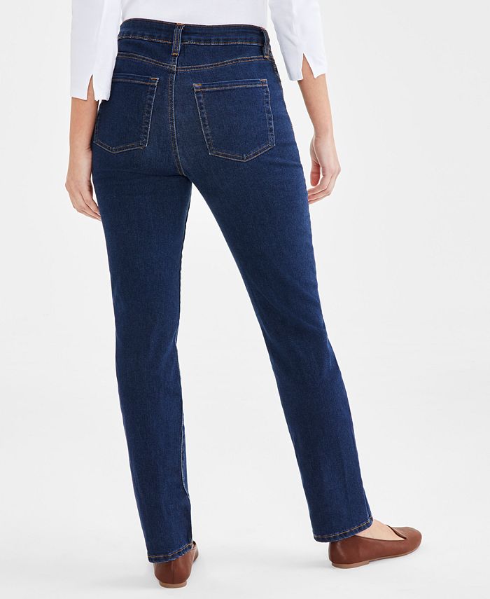Style & Co Women's High Rise Straight-Leg Jeans, Regular, Short and ...