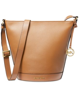 Michael Kors Marley MED Bucket Messenger Bag $328 Luggage popular