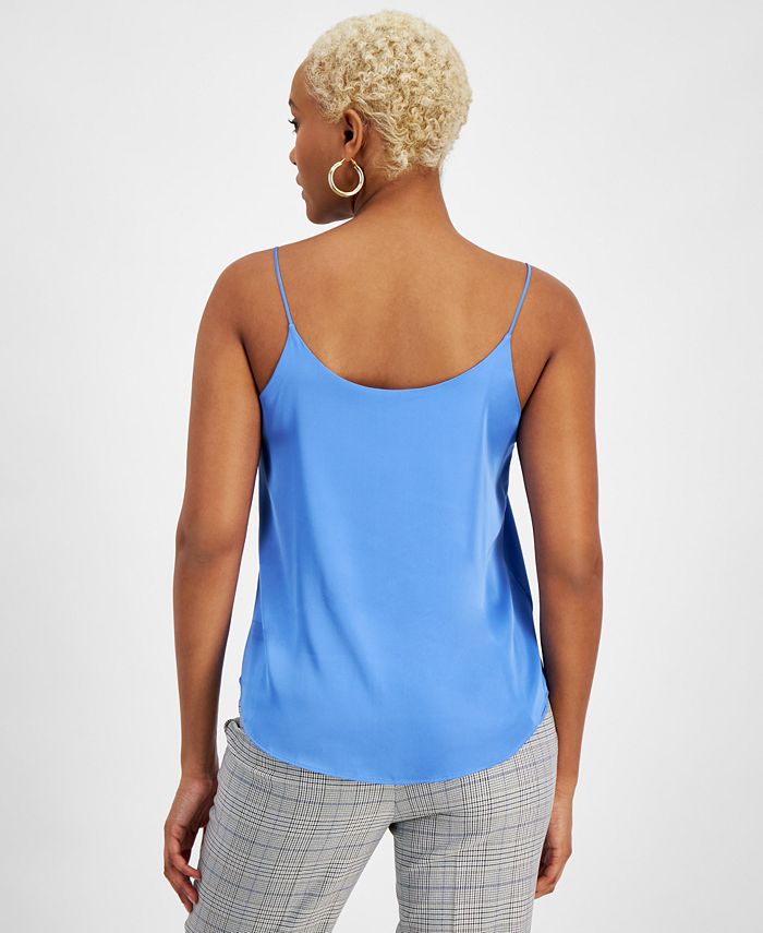 Women's Marble-Print Scoop-Neck Camisole Top main image 0