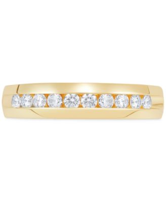 Men's Diamond Band (1/2 ct. t.w.) in 14k White Gold (Also in 14k Yellow Gold)