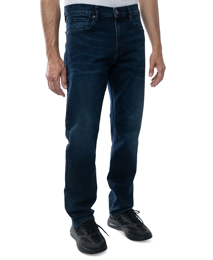 Lazer Men's Straight-Fit Stretch Jeans - Macy's
