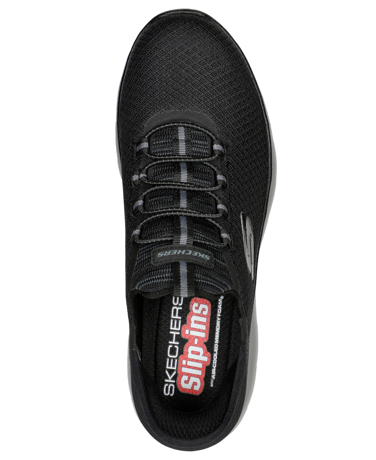 Shop Skechers Men's Slip-ins Summits High Range Casual Sneakers From Finish Line In Black