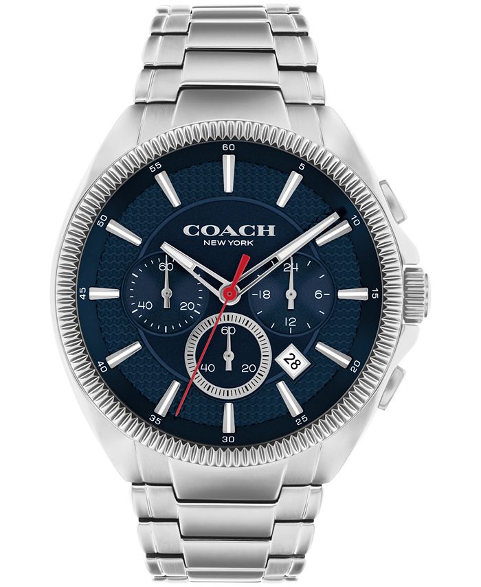 Coach men's bleecker watch sales