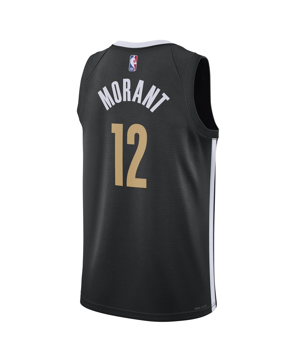 Men's and Women's Nike Ja MorantMemphis Grizzlies 2023/24 Swingman Jersey - City Edition - Black