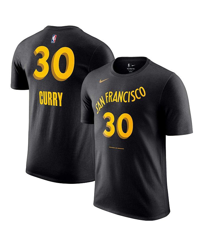Nike Men's Stephen Curry Black Golden State Warriors 2023/24 City ...