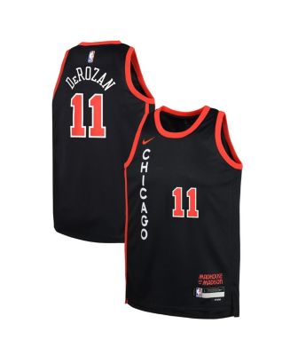 Big Boys Nike DeMar DeRozan Black Chicago Bulls 2023 24 Swingman Replica Jersey City Edition Macy s