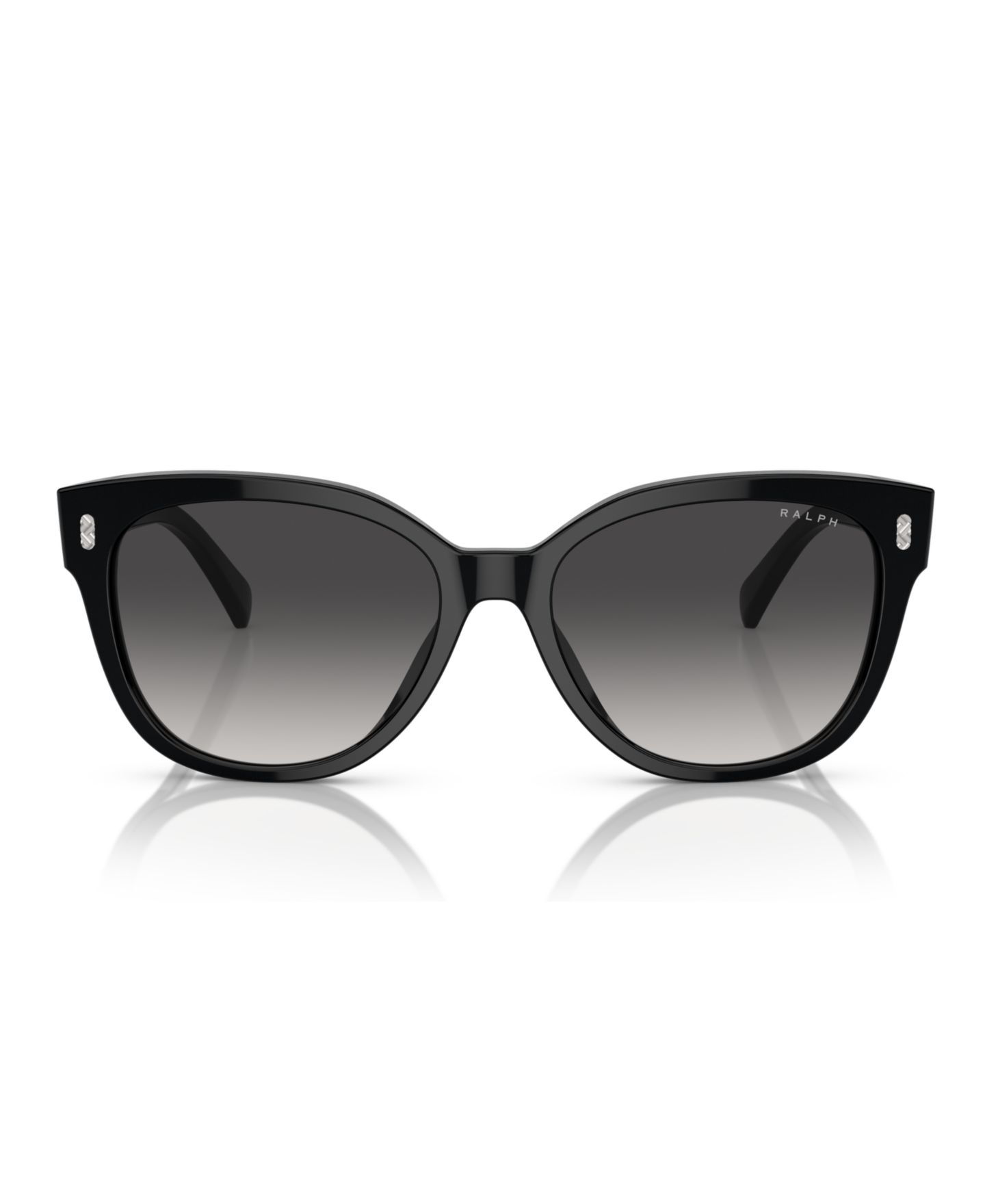 Женские солнцезащитные очки Ralph by Ralph Lauren Sunglasses, Gradient RA5305U, цвет: Блестящий чёрный — фото 2