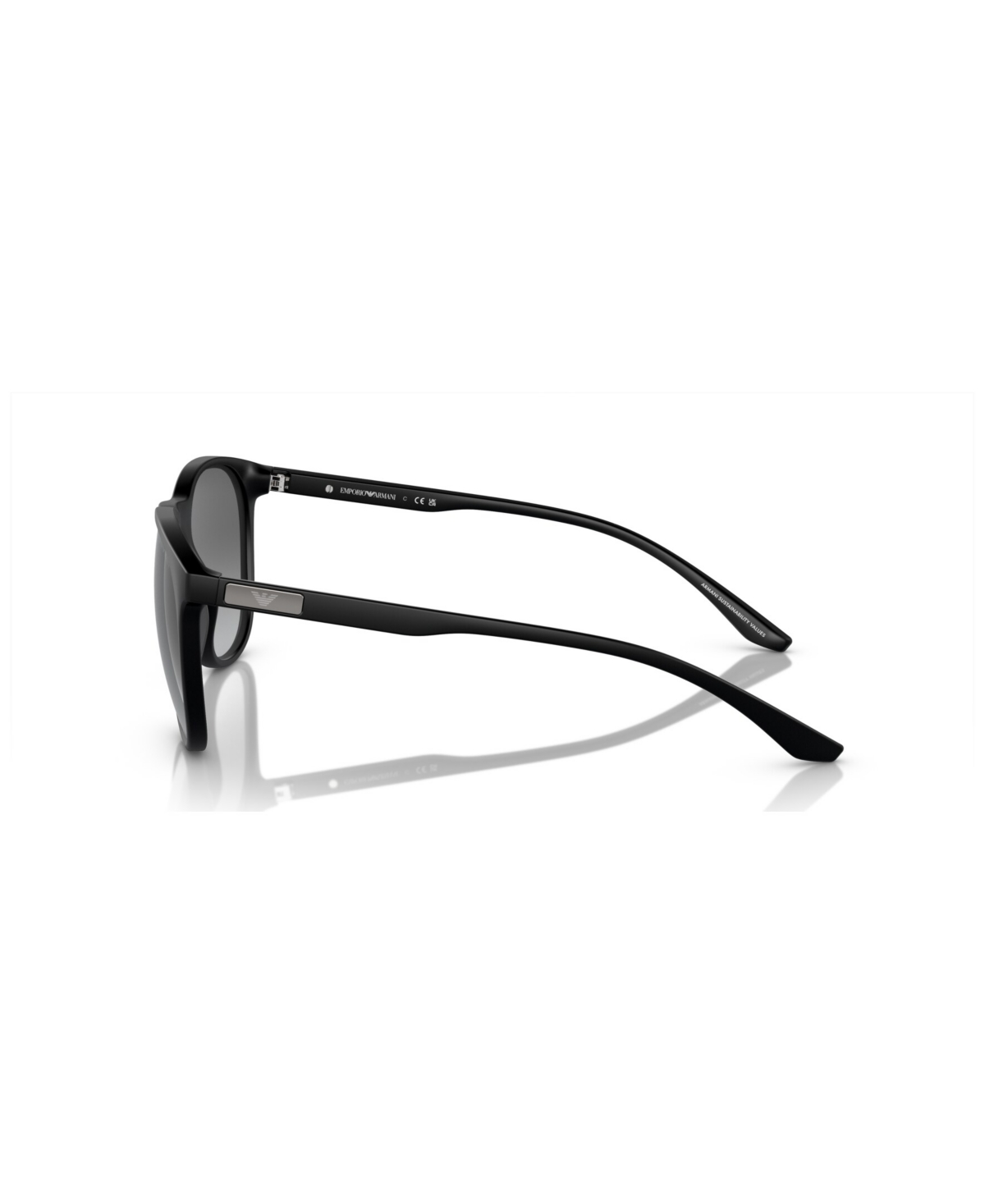 Shop Emporio Armani Men's Sunglasses, Gradient Ea4210 In Matte Black