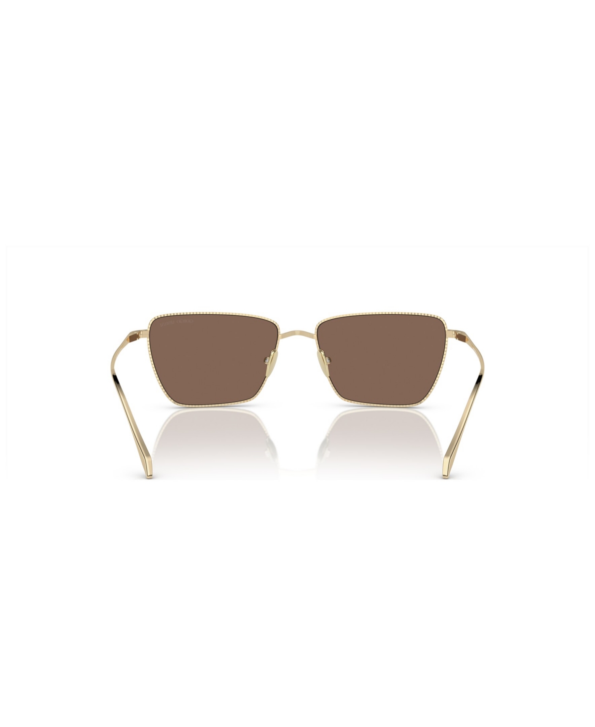 Shop Giorgio Armani Women's Sunglasses Ar6153 In Pale Gold