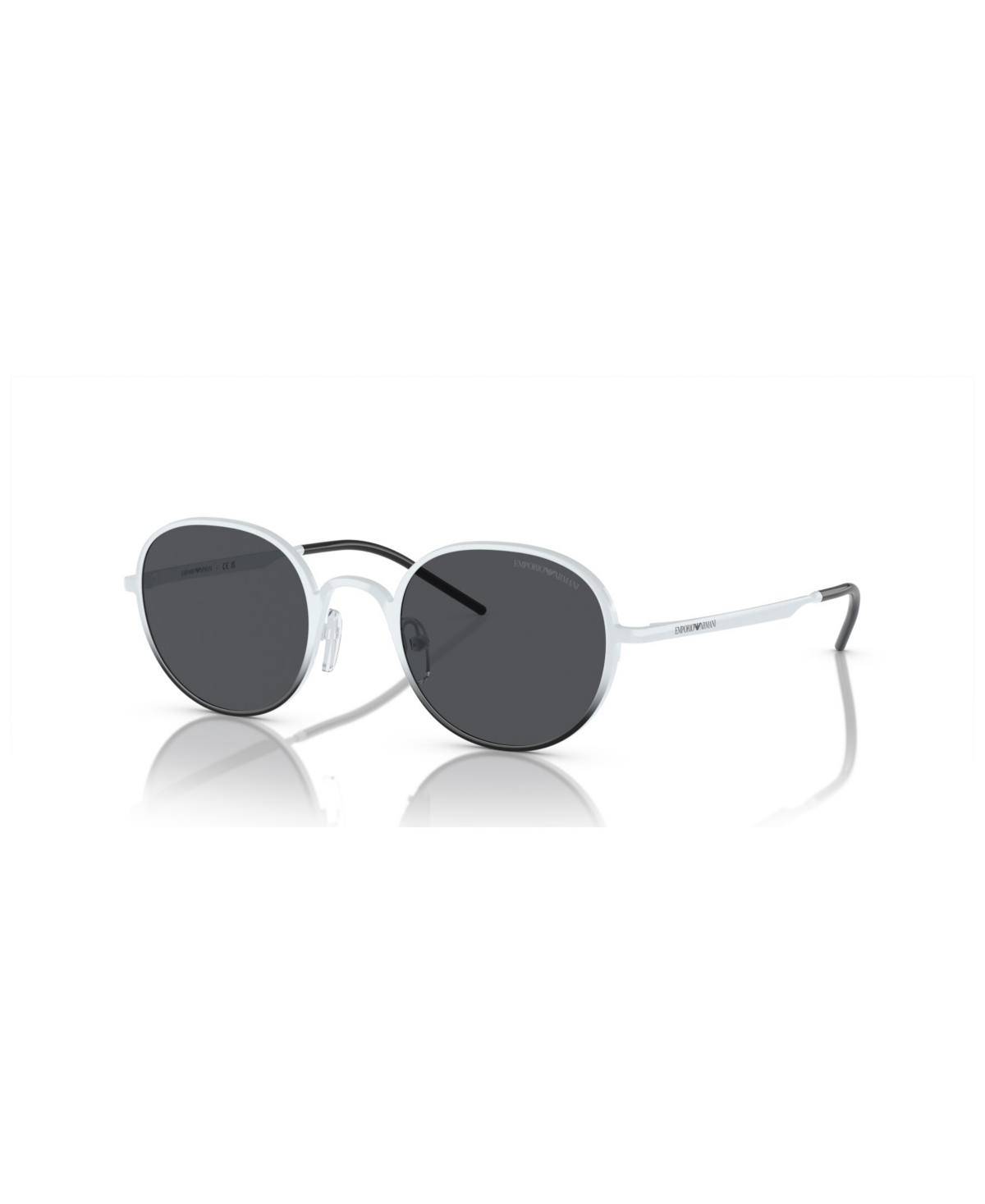 Emporio Armani Women's Sunglasses Ea2151 In Shiny White,black