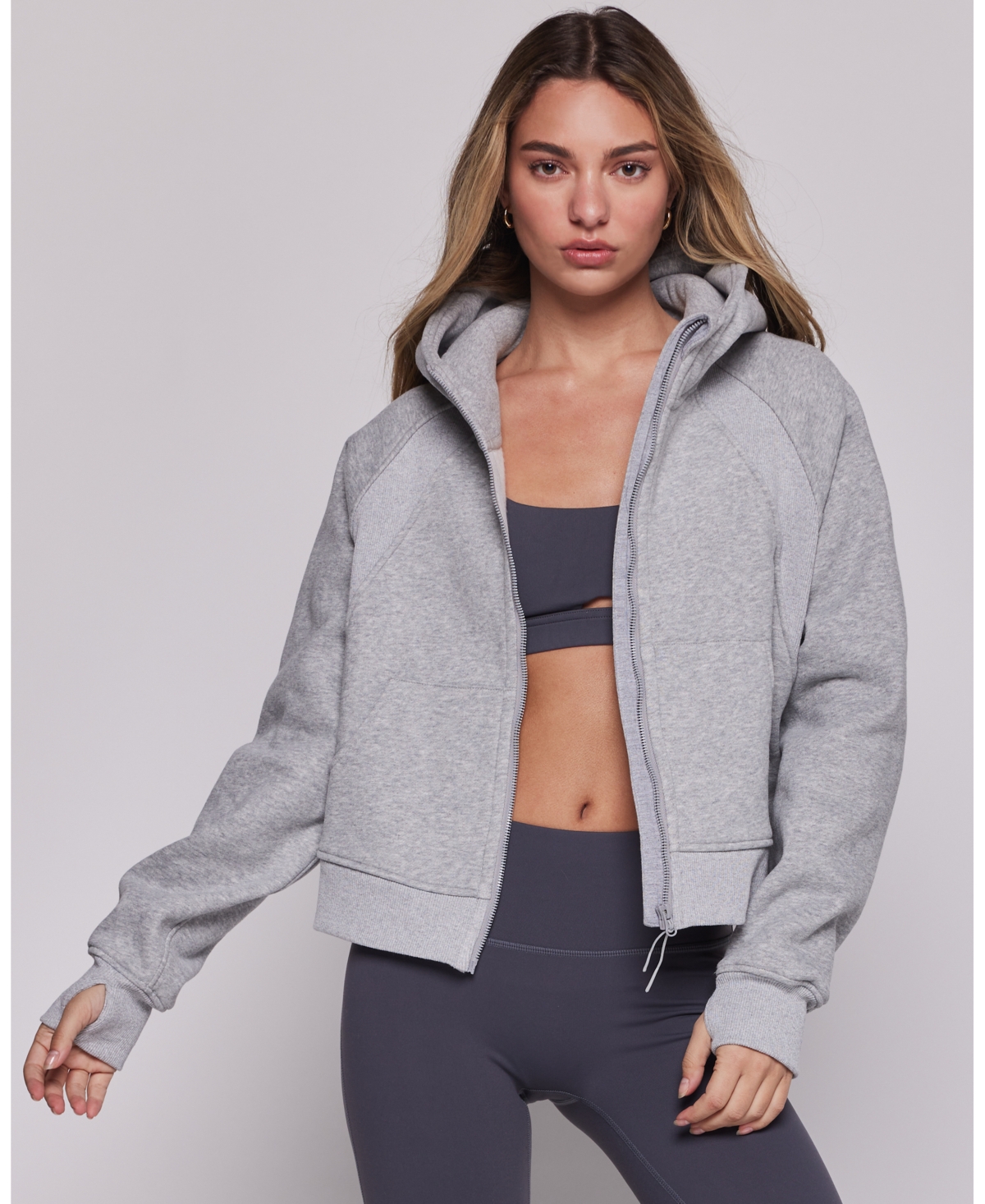 Effortless Fleece Full Zip Hoodie For Women