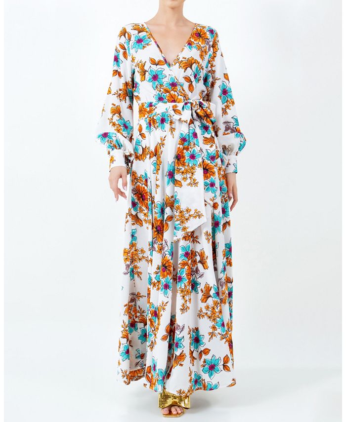Meghan Los Angeles Women's LilyPad Maxi Dress Macy's