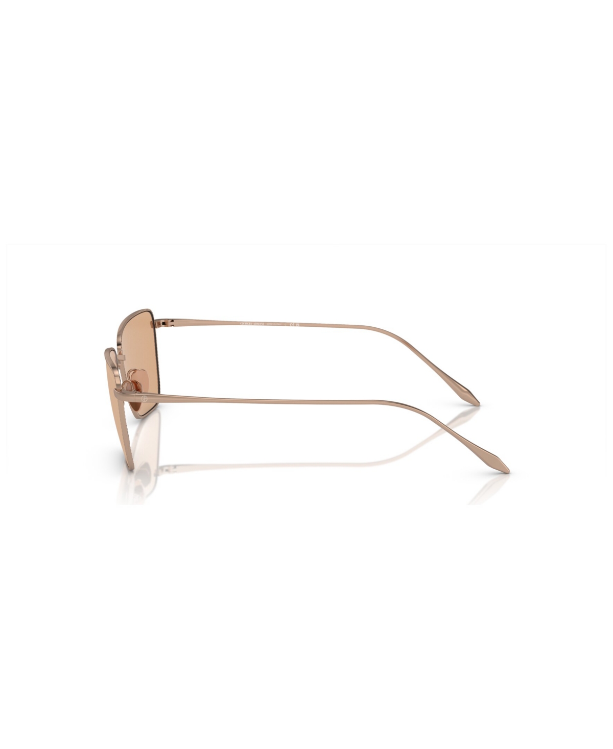 Shop Giorgio Armani Women's Sunglasses Ar6153 In Rose Gold