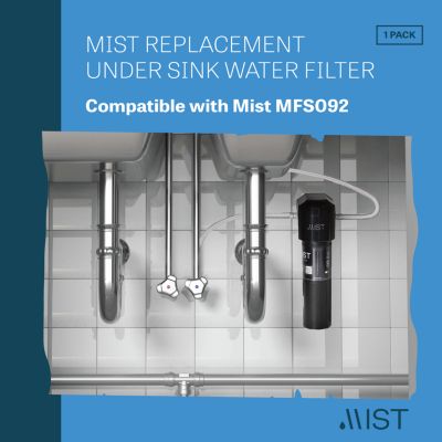 MFC092 Water Filter Replacement for Under Sink Filtration Systems, Replaces MFS092, Compatible with WFS5300A, WFC5300A
