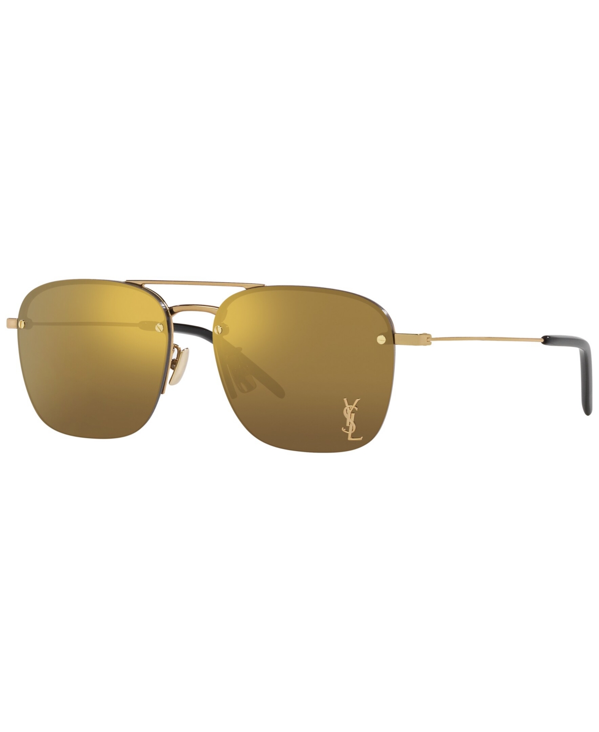 Shop Saint Laurent Women's Sl 309 M Sunglasses In Bronze