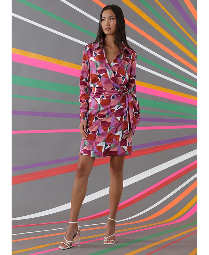 Macys womens wrap dresses shop