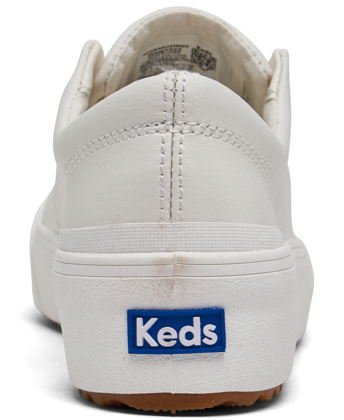 Shop Keds Women's Remi Leather Casual Sneakers From Finish Line In Snow White