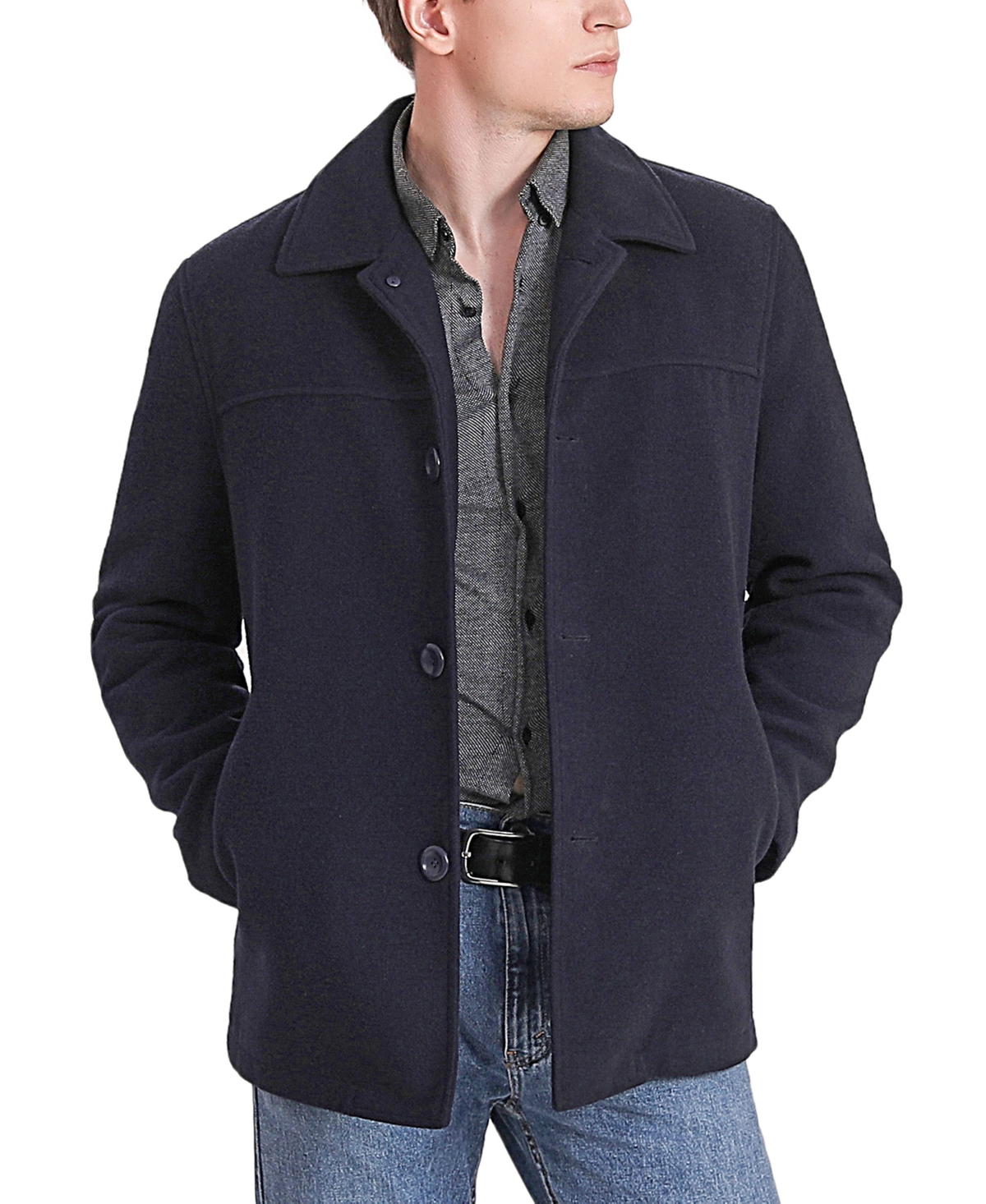 Bgsd Men Matthew Wool Blend Car Coat - Tall