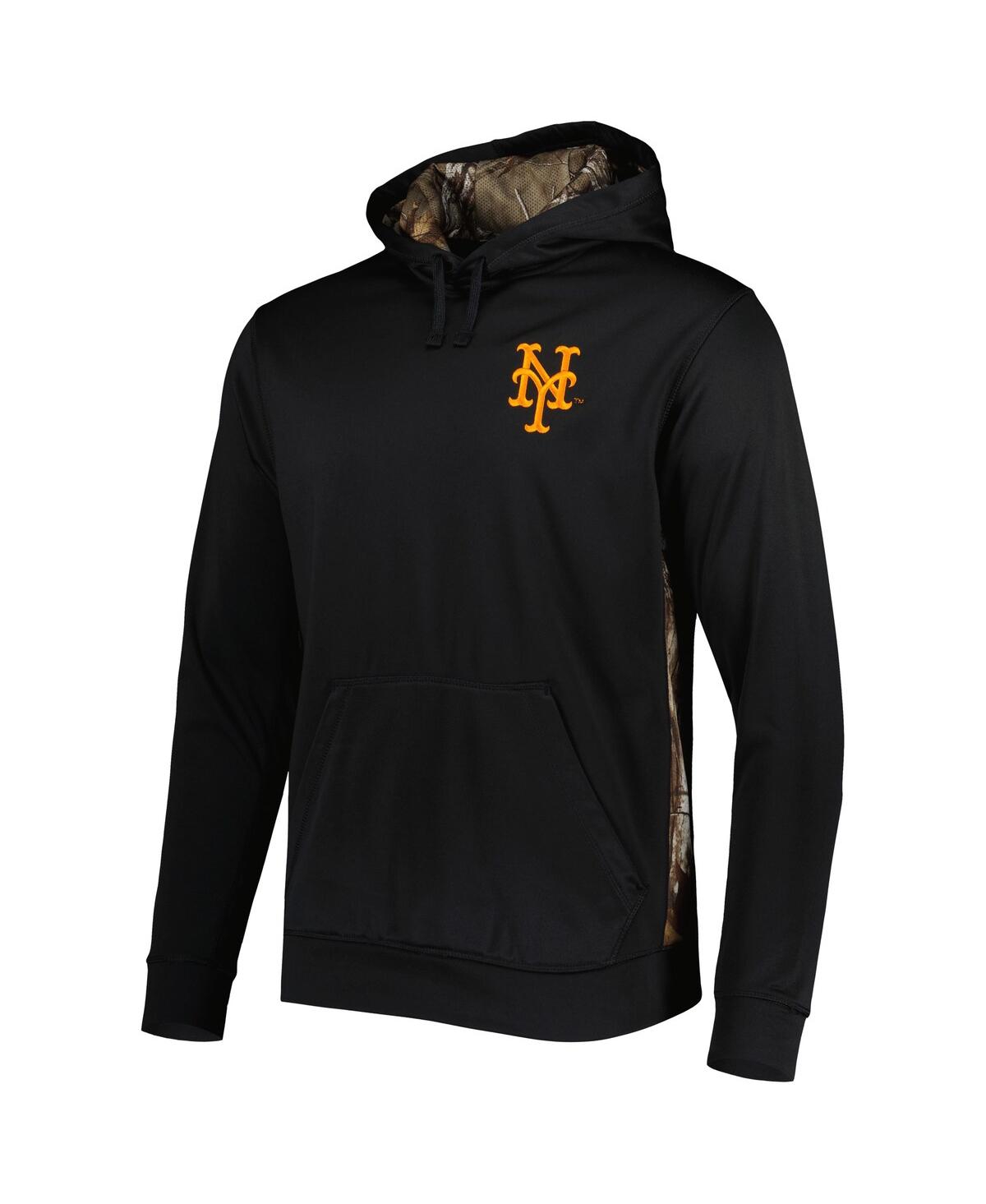 Shop Dunbrooke Men's  Black, Camo New York Mets Ranger Pullover Hoodie In Black,camo