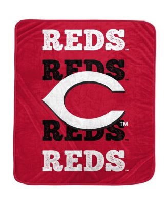 Pegasus Home Fashions Cincinnati Reds 60'' x 70'' Logo Wordmark Plush ...