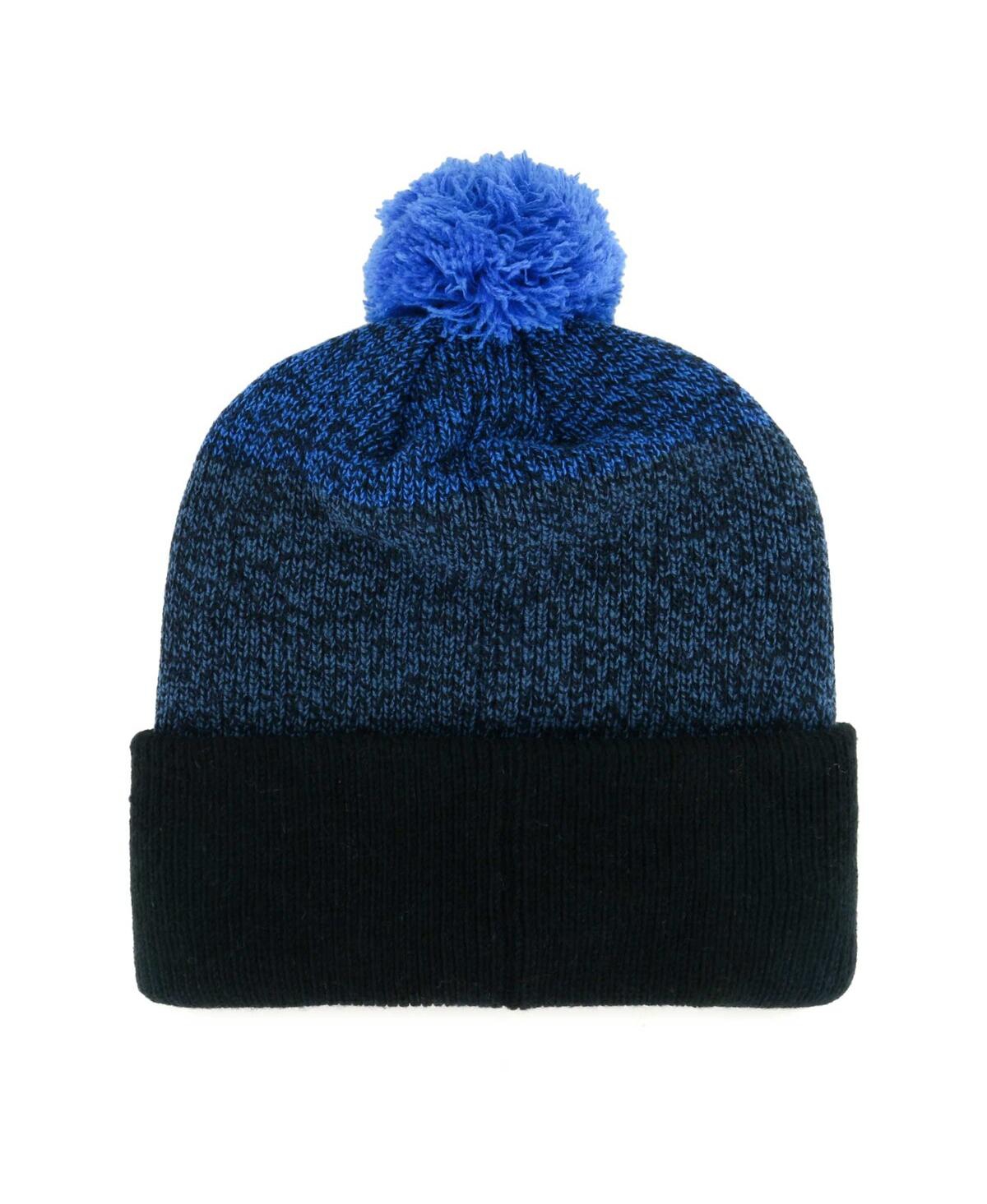 Men's '47 BrandDallas Cowboys Dark Freeze Cuffed Knit Hat with Pom - Navy