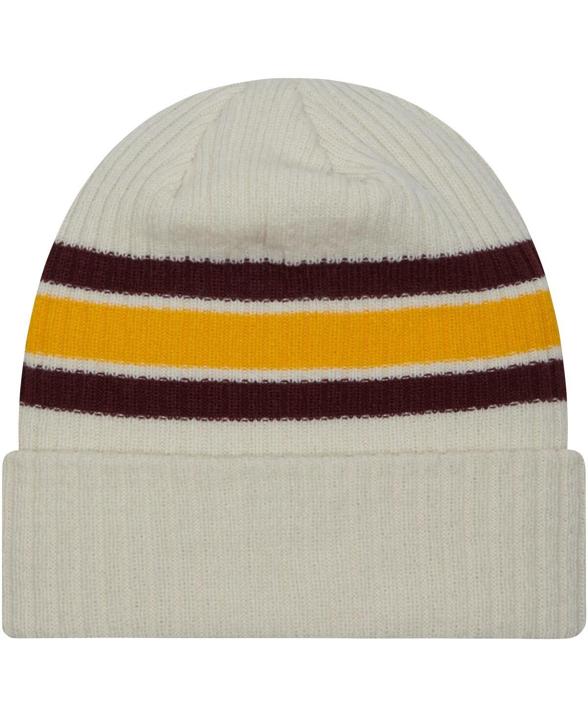 Men's New EraDistressed Arizona State Sun Devils Vintage-Like Cuffed Knit Hat - Cream