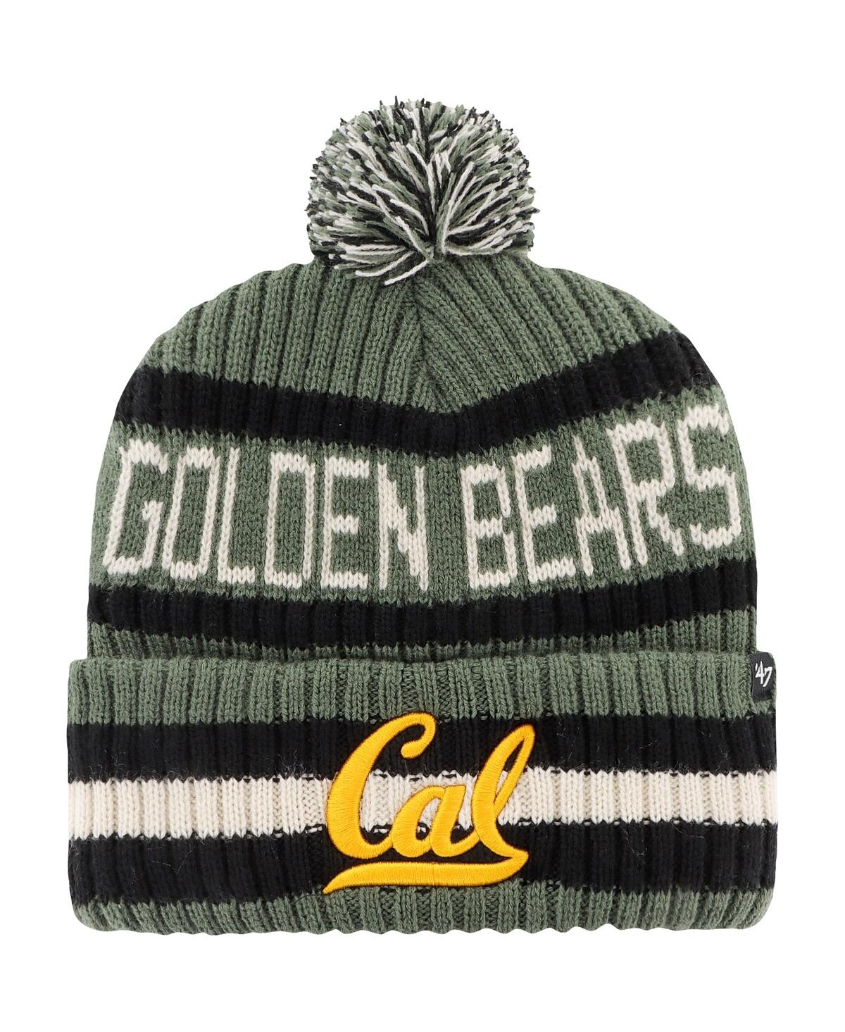 47 Brand Men's ' Green Cal Bears Oht Military-inspired Appreciation Bering Cuffed Knit Hat With Pom