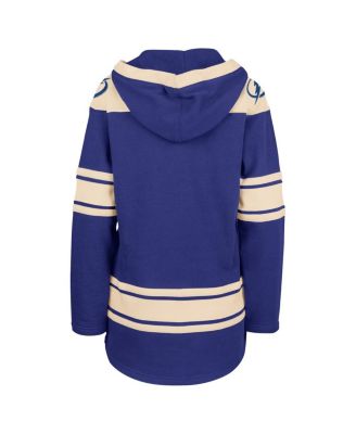 Women's Blue Tampa Bay Lightning Superior Lacer Pullover Hoodie