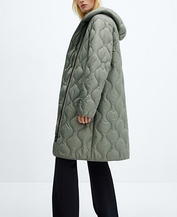 Mango oversized clearance quilted coat