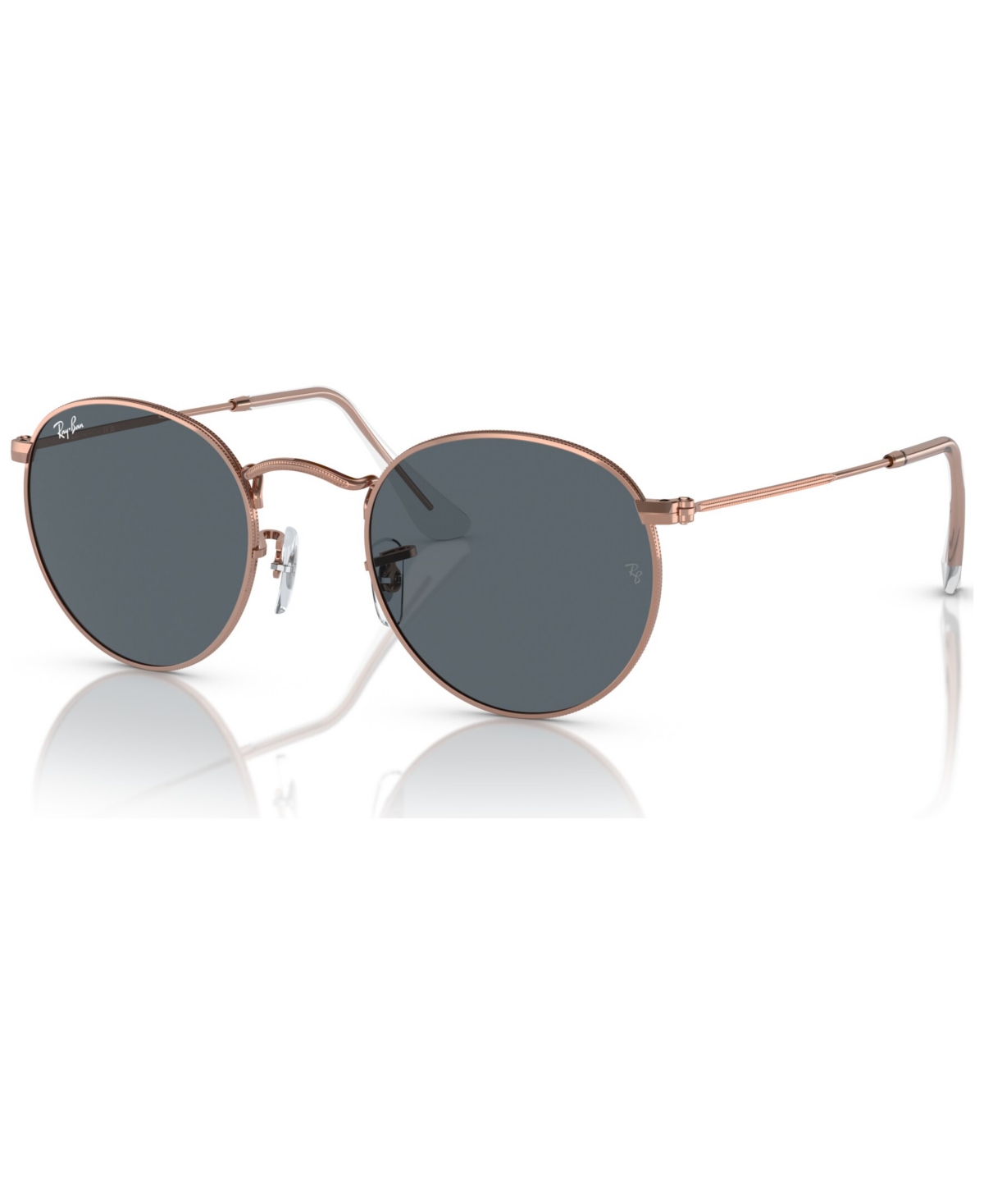 Ray Ban Unisex Sunglasses, Rb3447 Round Metal In Rose Gold Tone