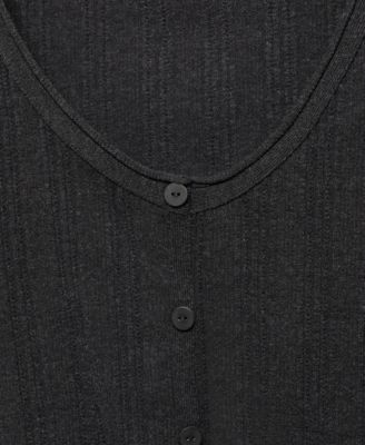 Women's Knit Button T-shirt