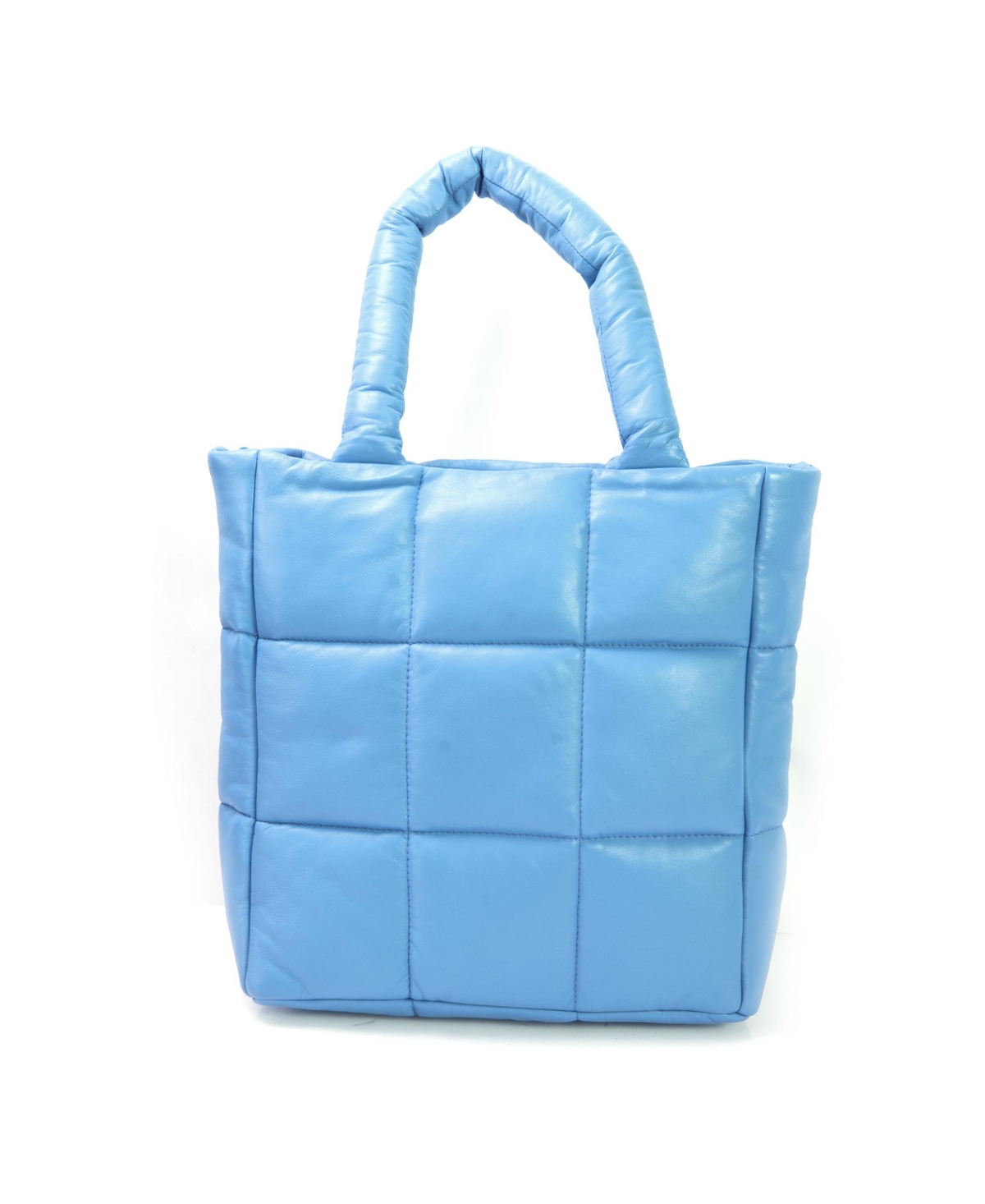 Hadaki Puffer Tote Bag In Blue