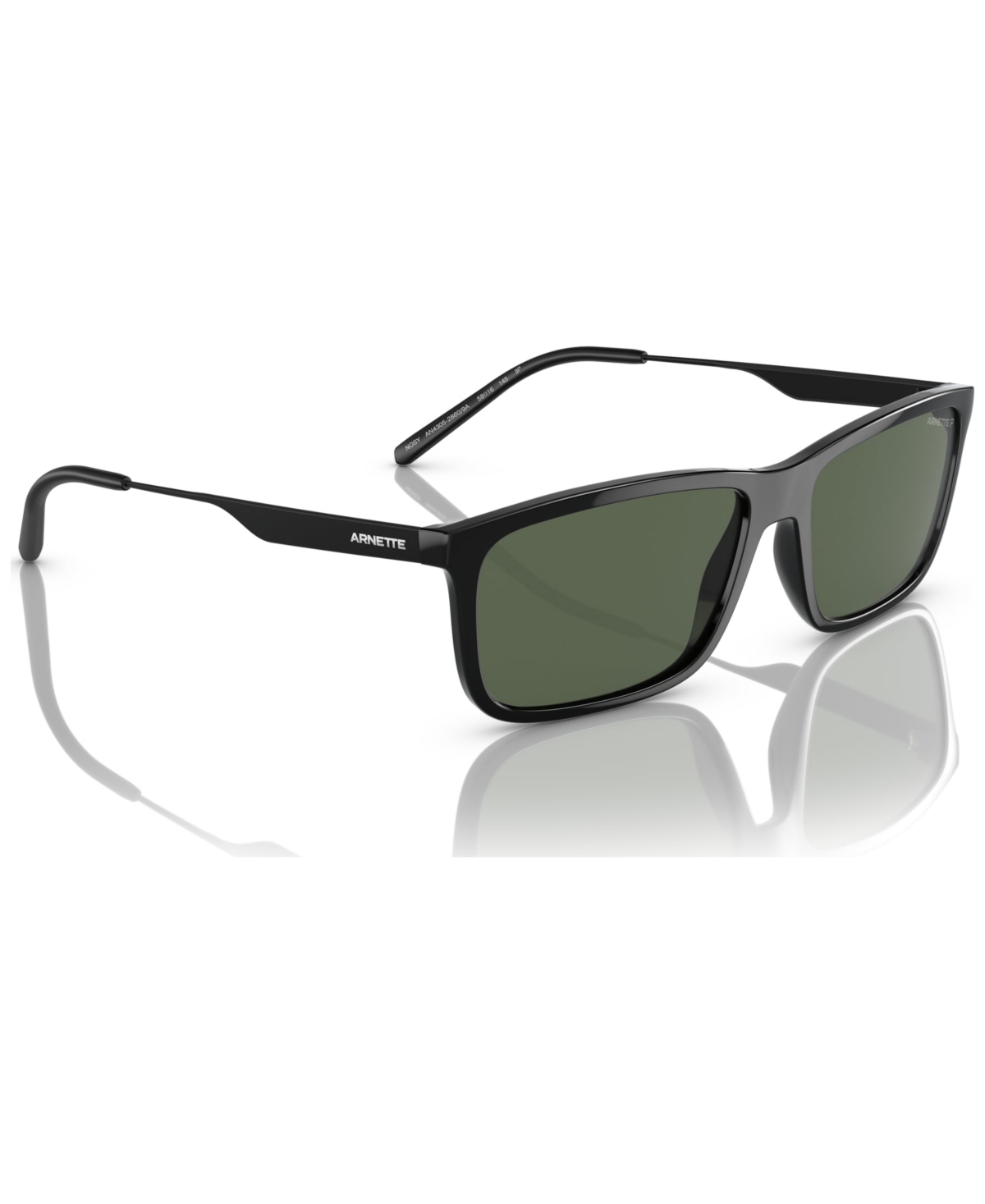 Shop Arnette Men's Nosy Polarized Sunglasses, Polar An4305 In Matte Black