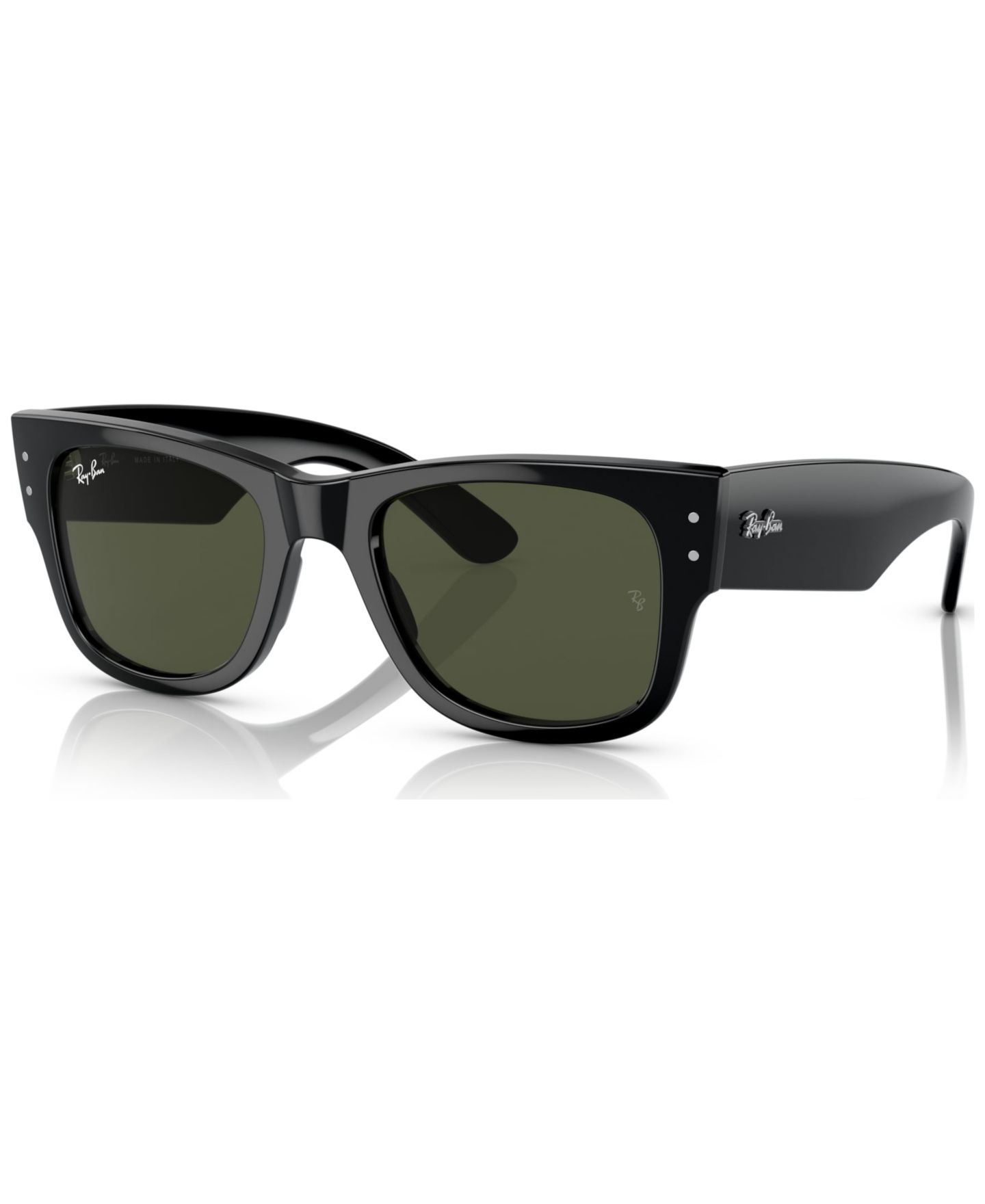 Солнцезащитные очки Ray-Ban Unisex Mega Wayfarer Low Bridge Fit Sunglasses RB0840SF, цвет: Чёрный — фото 1