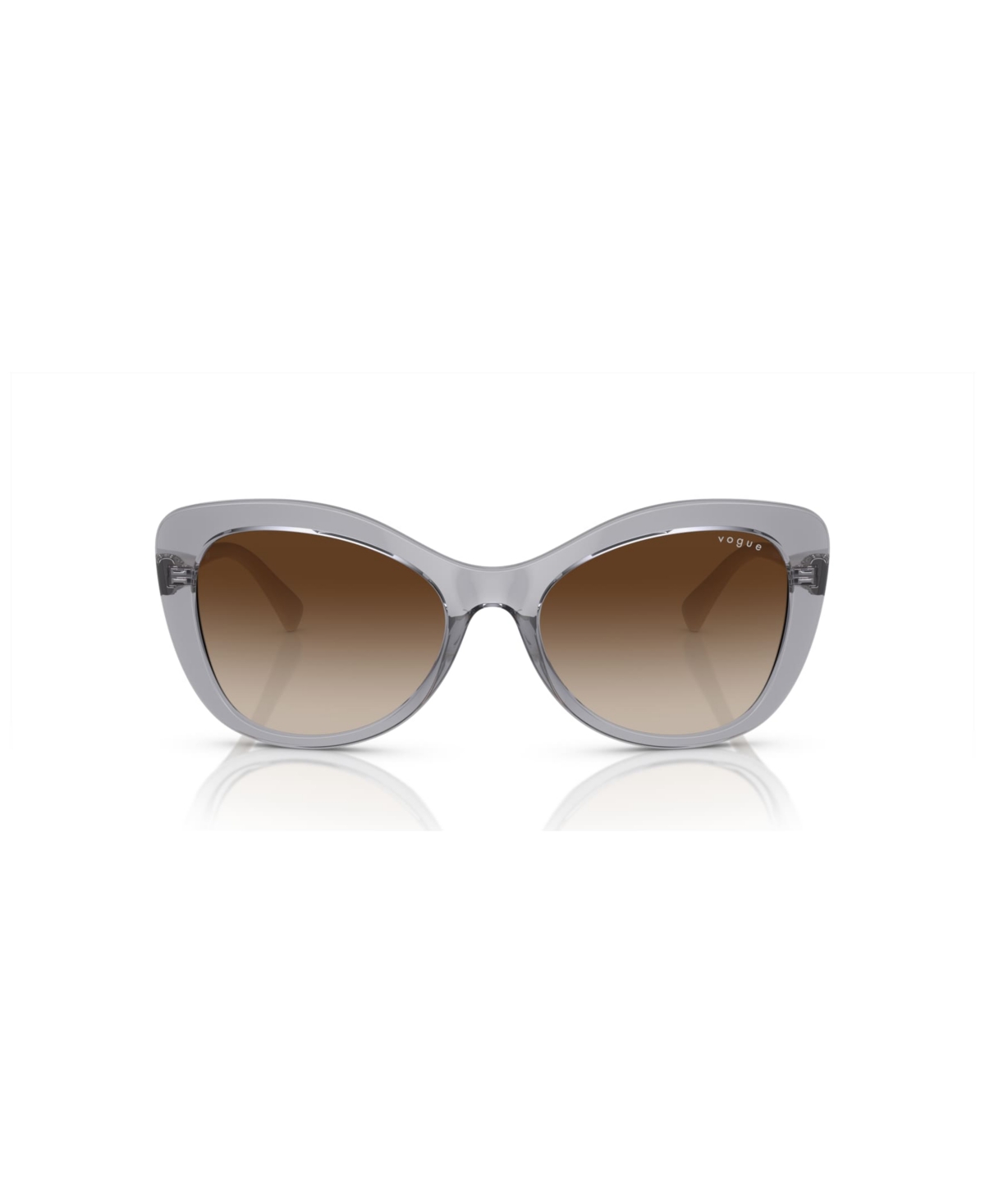 Shop Vogue Eyewear Women's Sunglasses, Gradient Vo5515sb In Transparent Gray