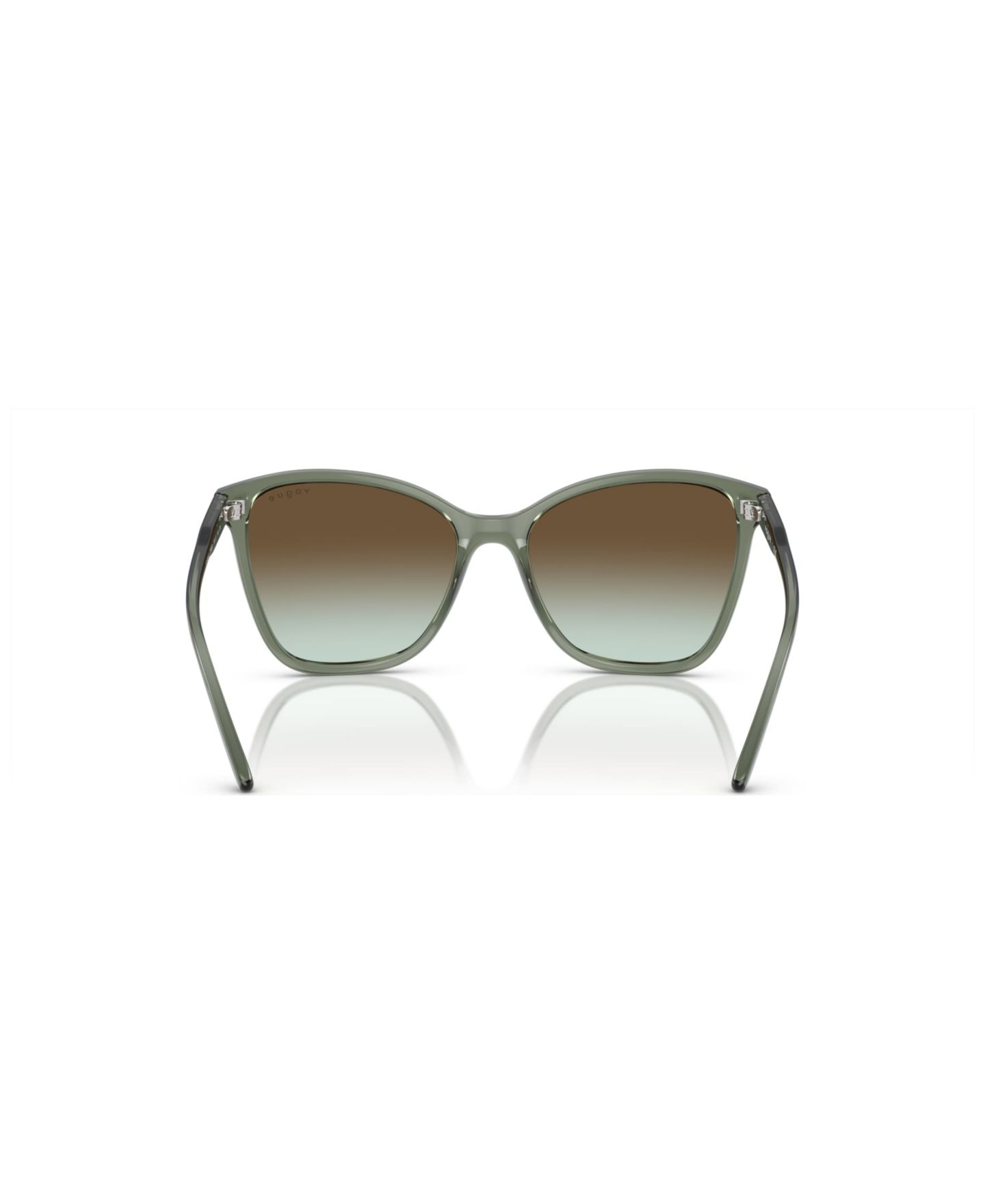 Женские солнцезащитные очки Vogue Eyewear Sunglasses, Gradient VO5520S, цвет: Прозрачный зелёный — фото 4