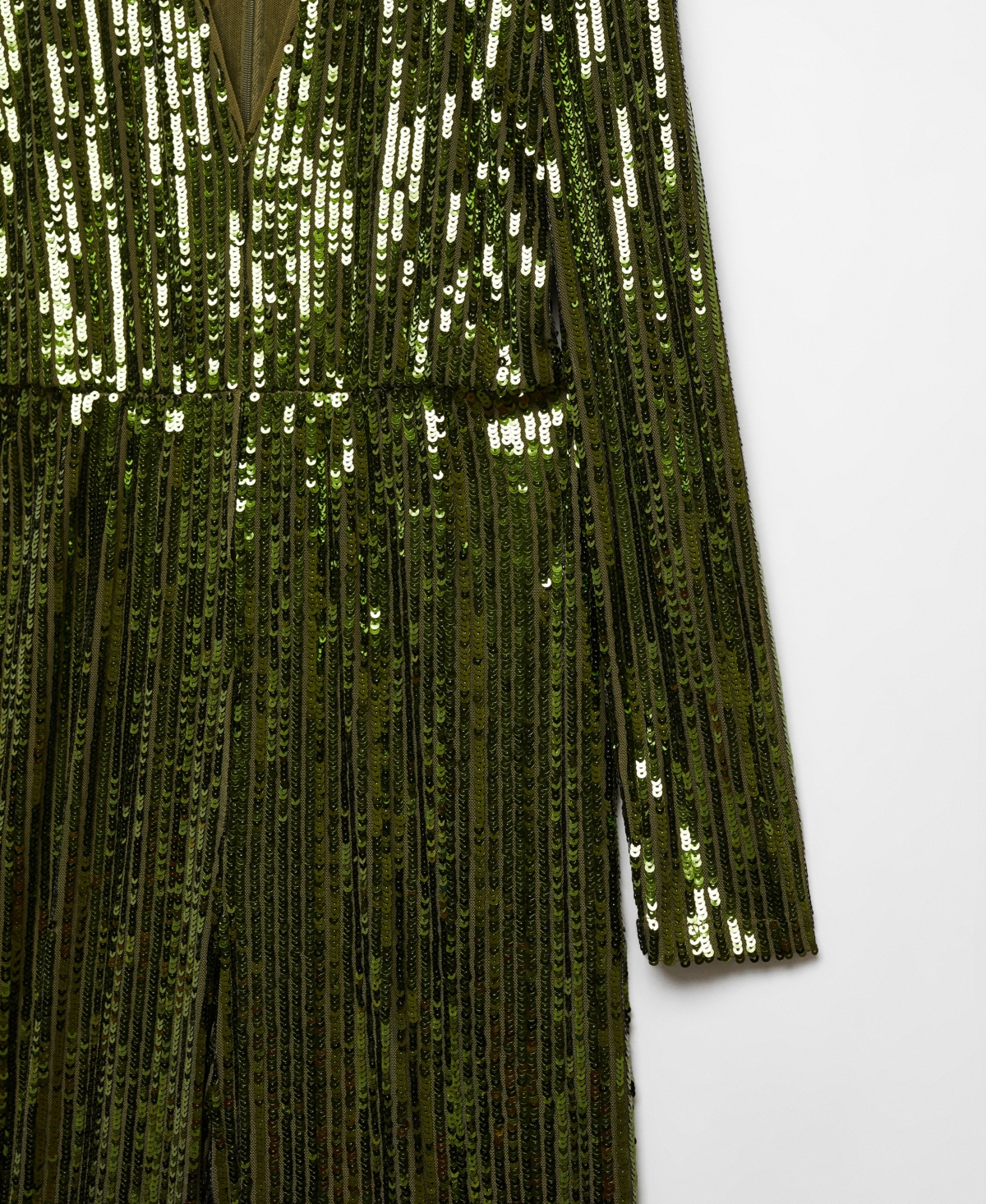 Mango Women's Sequins Long Jumpsuit