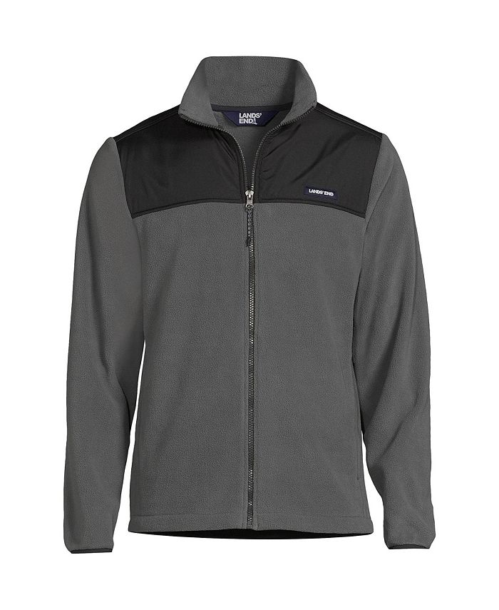 Lands' End Men's Fleece Full Zip Jacket Macy's