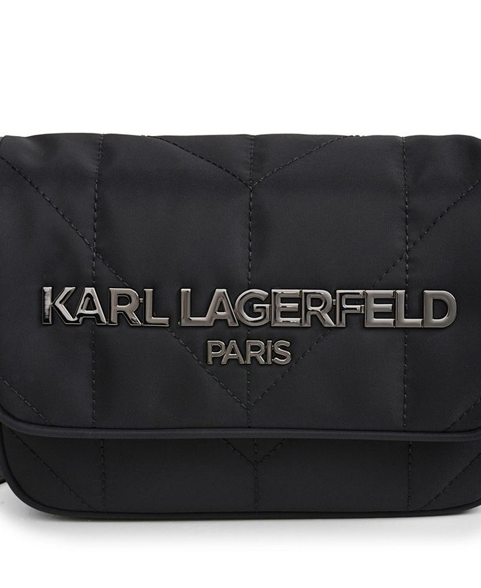 KARL LAGERFELD PARIS Voyage Nylon Messenger - Macy's