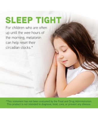 DaVinci Labs Sleep Tight - Kids Melatonin Supplement to Support Restful Sleep, Focus, Cognitive Health and Social and Verbal Skills - With 3mg Melatonin - Citrus Flavor