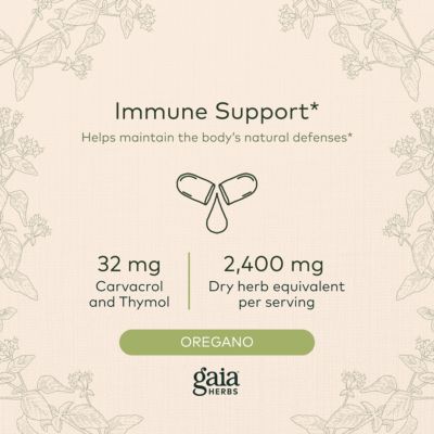 Oil of Oregano - Immune and Antioxidant Support Supplement to Help Sustain Overall Well-Being - With Oregano Oil, Carvacrol, and Thymol - 120 Liquid Phyto-Capsules (60-Day Supply)